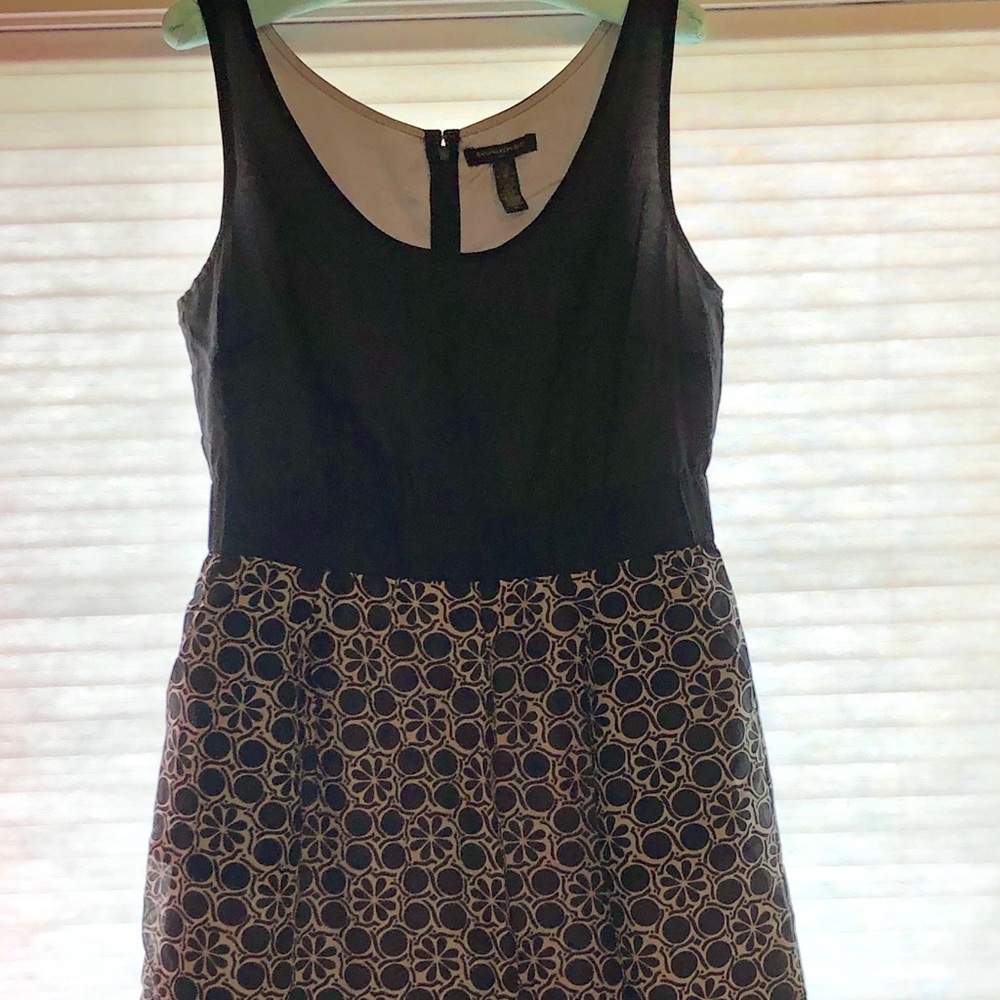 Banana Republic black and white dress